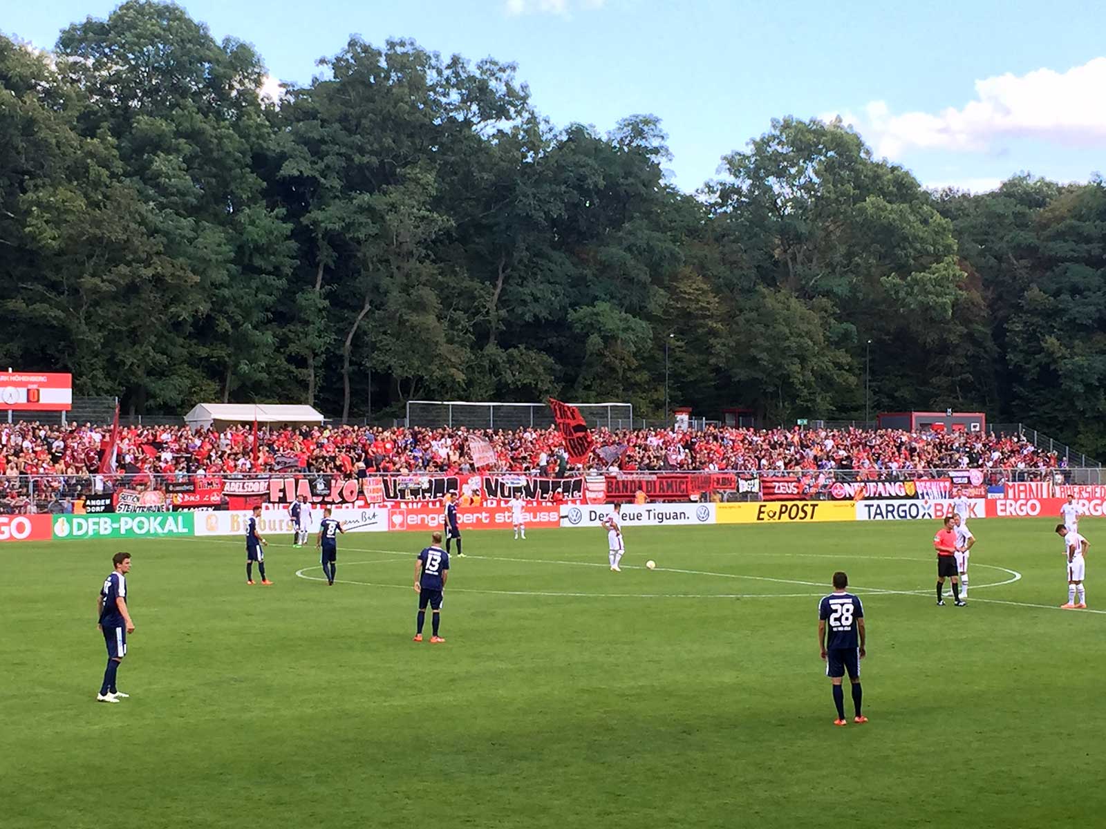 Anstoß bei Viktoria Köln gg. 1. FC Nürnberg