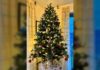 Ein bunt geschmückter Weihnachtsbaum