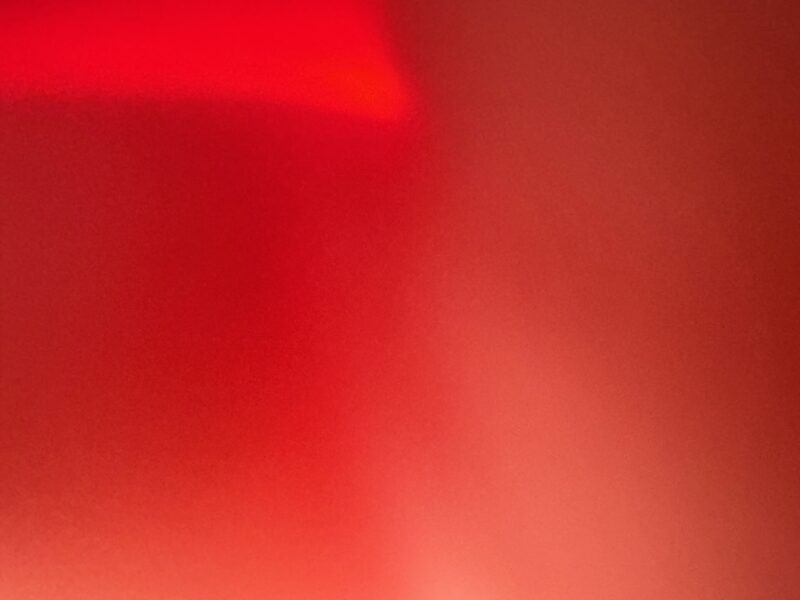 Alles rot-orange, man erkennt nichts
