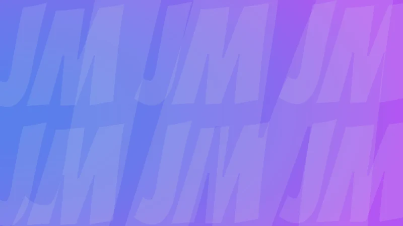 Ein Platzhalterbild, blau zu lila Farbverlauf mit JM-Initialen.