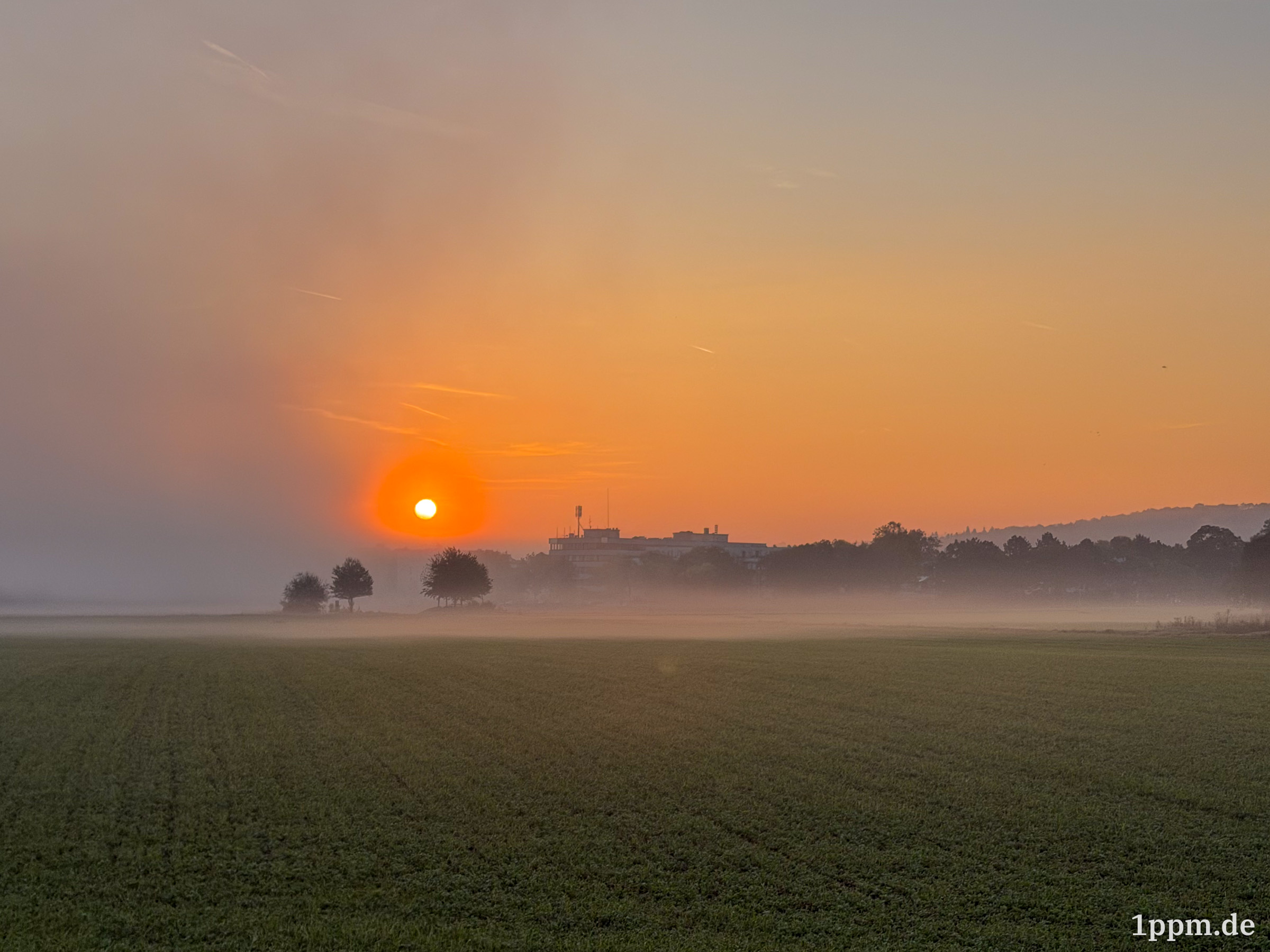 Sonnenaufgang im Nebel